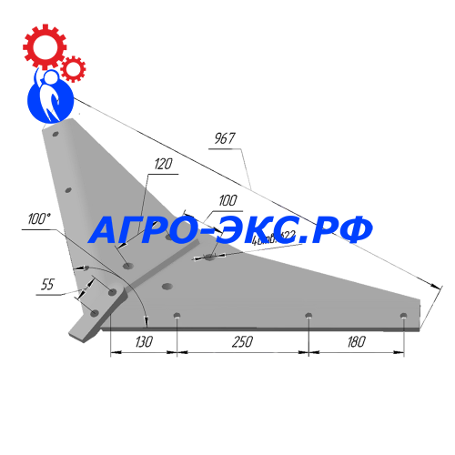 Башмак сварной РЗЗ.60.01.120